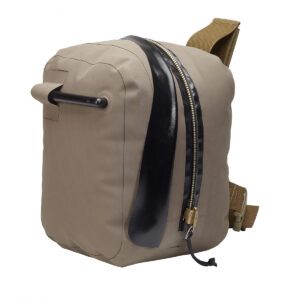 2-Pack Genuine US Military Surplus Large Dry Bags – Waterproof Rubberized OD Green