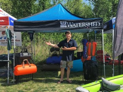 Watershed Drybags Booth at Tuck Fest 2017