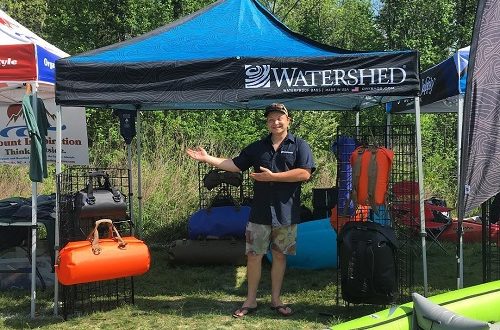 Watershed Drybags Booth at Tuck Fest 2017