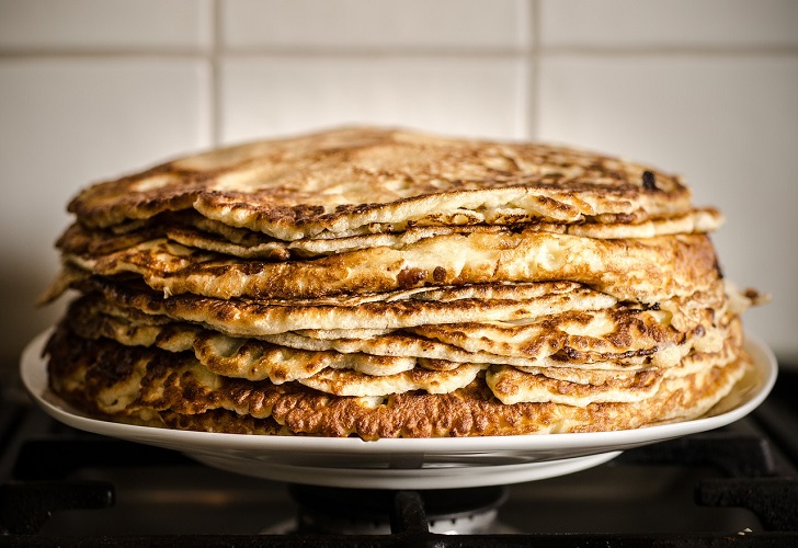 Image of a stack of pancakes