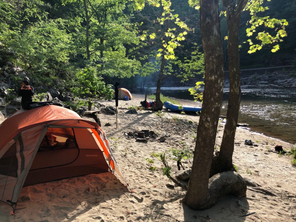 Camping on the Nolichucky